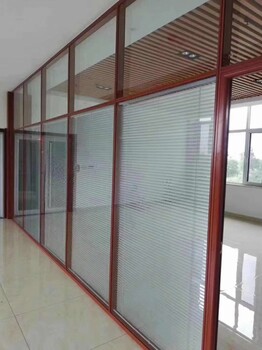 東莞南城辦公室鋁合金隔斷，單雙玻高隔墻廠家供應(yīng)