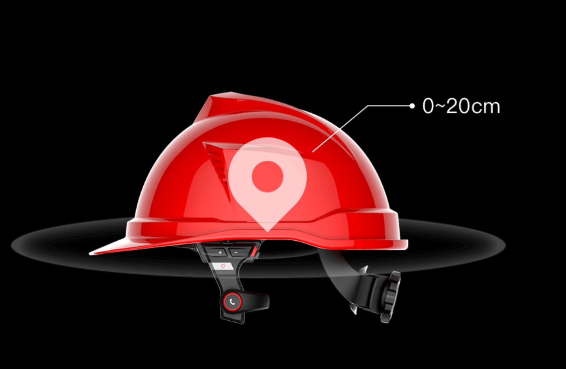 智能安全帽智能头盔智慧工地人员定位系统智能安全帽视频对讲摄录无源