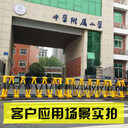 重慶學(xué)校門口拒馬路障護(hù)欄防沖撞移動拒馬重型帶刺拒馬