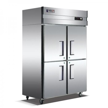 格林斯达四门双温冰箱Q1.0W4不锈钢商用冷柜星星四门商用直冷冰箱