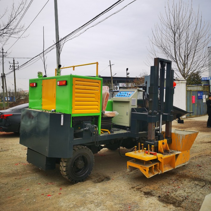 路肩石滑模成型机水渠自动成型机路牙石成型机