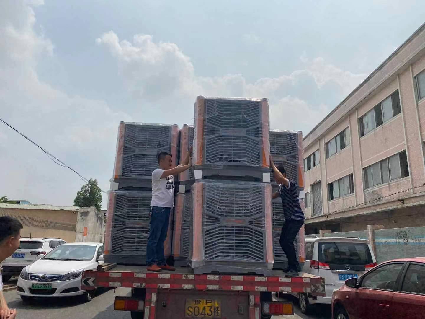 汕头红木家具厂蒸发式水冷空调厂家通风降温解决方案