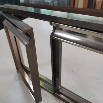 铝合金厨房橱柜晶钢门边框铝型材