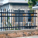 东莞铁艺锌钢护栏厂家工业园黑色尖头围栏幼儿园围墙栏杆定制