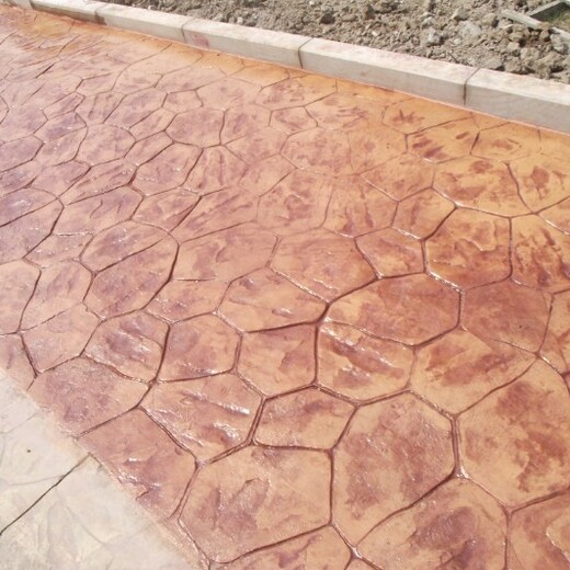 新疆喀什压花地坪颜料特征优点压模混凝土面层压印施工