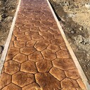 上海松江生產(chǎn)壓花路面材料壓印地坪混凝土施工