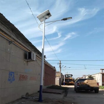 保定道路太阳能灯5米单臂40瓦太阳能路灯