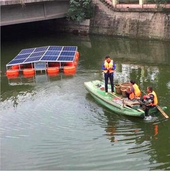 水质监测设备搭载浮圈圆环形浮体潜水泵浮圈太阳能板浮圈