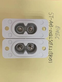 白色电源插座之贝尔佳BEJ八字形插座ST-A03-002LS两芯插座图片5