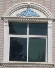 威海门窗套，砂岩浮雕彩色GRC幕墙挂板