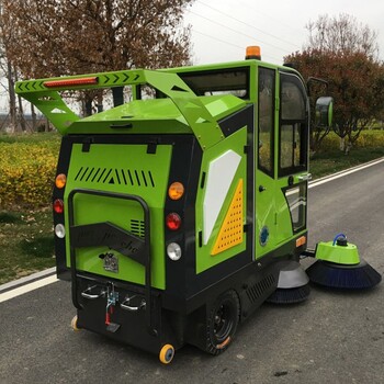冀探机械新能源小型吸尘扫地车环卫扫路车行驶速度稳定