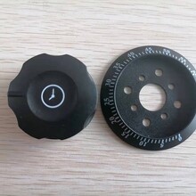 塑料旋钮帽黑色孔径6MM，D轴配套刻度盘电位器钮子燃器灶音响旋钮