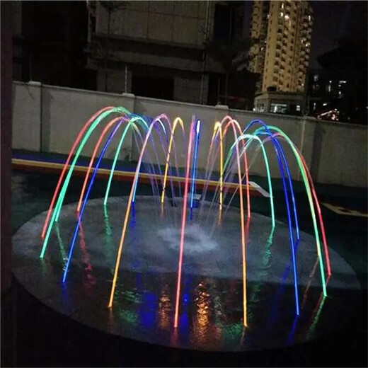 重庆喷泉安装公司_光亮喷泉设备装置设计方案-博驰环境