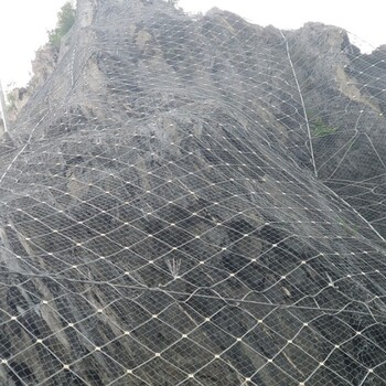 青海国标边坡防护网边坡防护网钢丝绳网