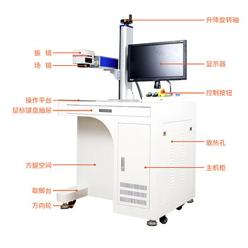 紫外激光打标机激光刻字机小型便携式光纤激光打标机