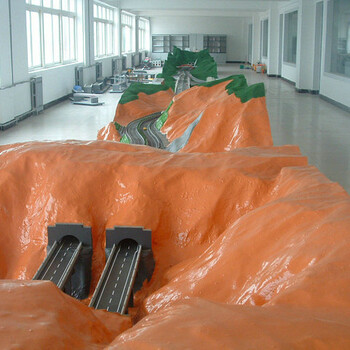 云南正台阶法隧道模型_塔设备类的精馏塔模型