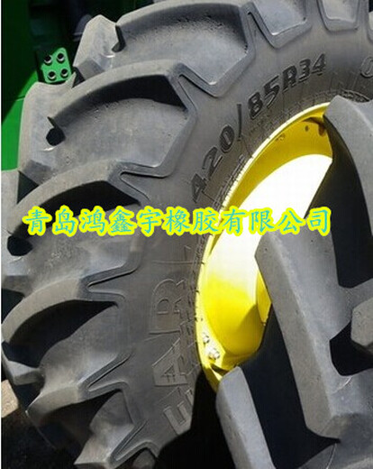 秸稈打捆機(jī)攀巖人字花紋輪胎420/85R28鋼絲胎16.9R28