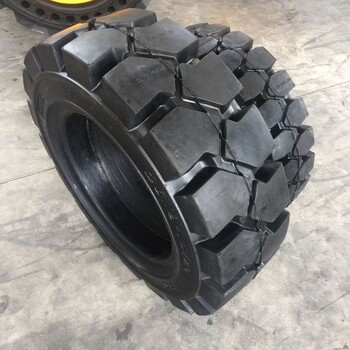 28*9-15叉车轮胎橡胶全实心轮胎3吨合力前轮加深花纹耐磨