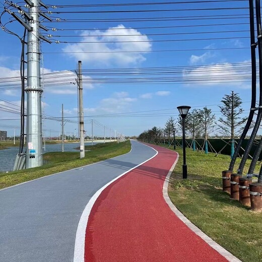广东阳江城市园林绿化透水路面技术应用透水人行道铺装