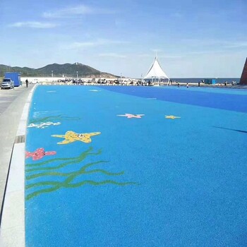 福建三明彩色地坪材料廠商明溪縣透水混凝土人行道施工