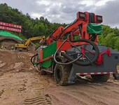 鑫通机械混凝土湿喷台车助力邢台路桥建设的月山隧道