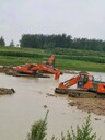 河道淤泥怎么清理淤泥清理水上鉤機