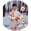 中國結流蘇吊穗配飾的改良兒童冬春款唐裝L601
