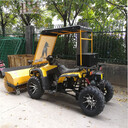 國(guó)產(chǎn)小型掃雪車，北京潔娃國(guó)產(chǎn)機(jī)型SSJ18-15,拋掃鏟三機(jī)頭互換使用應(yīng)對(duì)不同的厚度