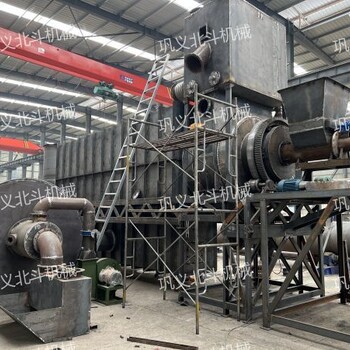 北斗机械全新椰壳炭化机采用环保的炭化工艺应用前景广泛