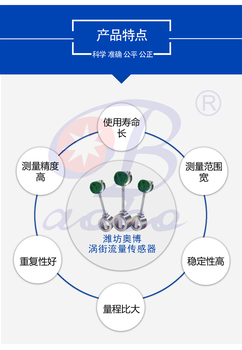 智能涡街流量计气体计量表