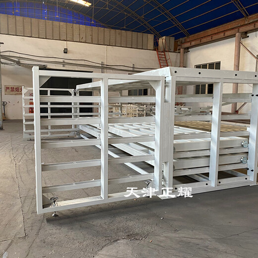上海松江卧式板材货架存放大钢板板材余料贵重金属板材