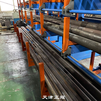 圓鋼倉庫擺放省空間整齊種類多的方式伸縮式懸臂貨架