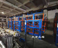 安徽铜陵伸缩式悬臂货架存放物料轴管材钢材铝型材棒料