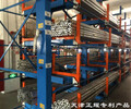 江苏淮安管材货架伸缩式悬臂吊车取货钢管存放架厂家生产