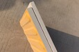深圳地鐵6號線用黃全瓷盲道磚，黃全瓷止步磚400x400x25mm