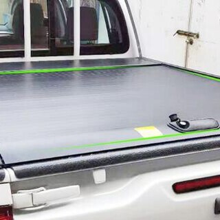 丰田海拉克斯vigo皮卡车hilux车箱改装手动电动卷帘后箱盖图片1