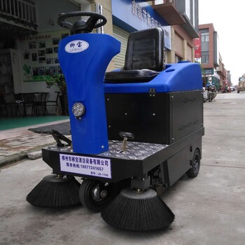 江门奥诺邦LB-1100电动扫地车工厂驾驶式扫地机吸尘扫路清扫车