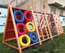 贵州幼儿园户外玩具组合/儿童木制攀爬架组合/大型户外碳化积木