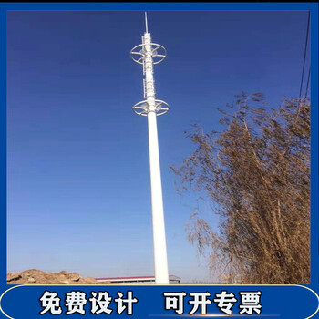 30米通信铁塔移动接收塔
