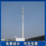 移动信号接收塔45米通信铁塔安装