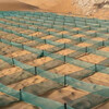 沙漠防沙治理阻沙網經編阻沙網底立式防沙網廠家