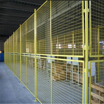 通道框架隔离网草绿色2米高护网方格孔车间防护网车间隔离网