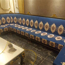 天津西餐廳卡座沙發桌椅酒店KTV沙發圖片