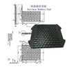 云南鋼軌橡膠墊片、雙層非線性減振墊板工廠