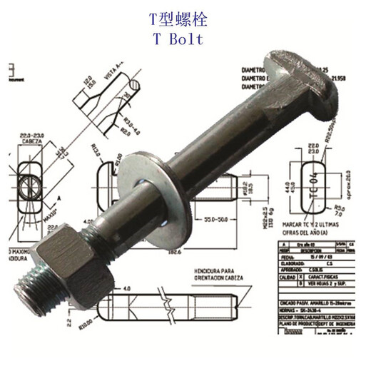 广西地铁T形螺栓、6.8级T型螺杆厂家