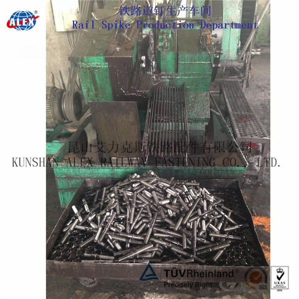 重庆40Cr螺旋道钉、低碳钢木螺纹道钉供应商