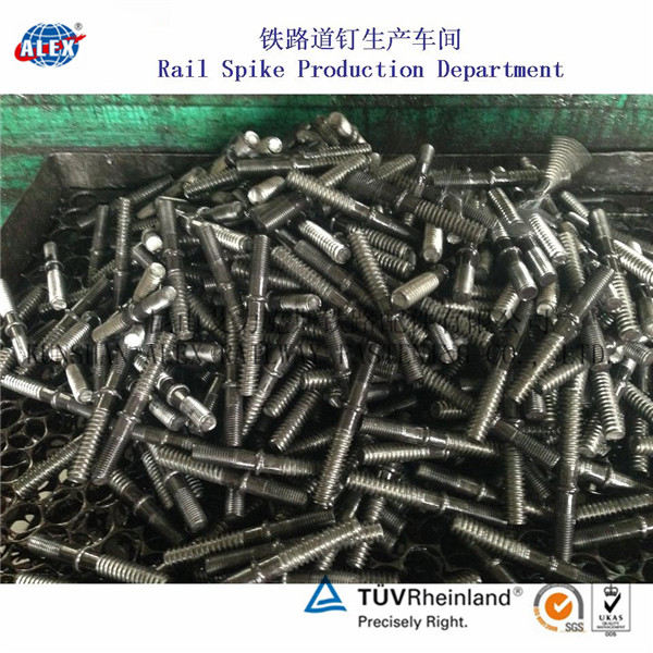重庆40Cr螺旋道钉、低碳钢木螺纹道钉供应商