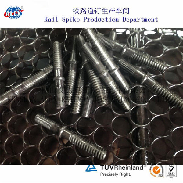 上海45#螺旋道钉、Ss24木螺纹道钉制造厂家