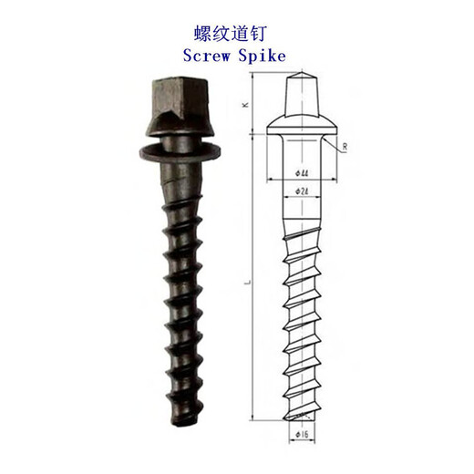 上海Ss7螺旋道钉、Ss1木螺纹道钉供应商