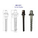  Hubei Ss35 screw spike, square head wood screw spike manufacturer